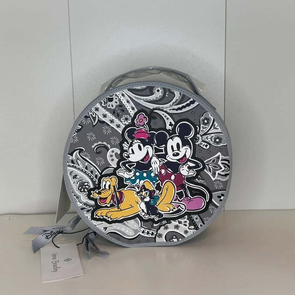 Vera Bradley Disney Whimsy Cosmetic Case in the Mickey Mouse Piccadilly Paisley